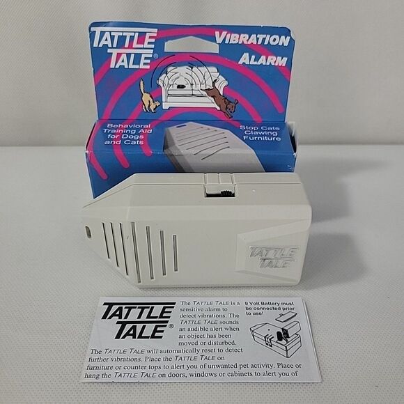 Tattle Tale Sonic Pet Training Vibration Alarm Keep Pets Dogs Cats Off furniture - Picture 1 of 7